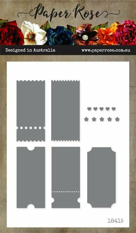 Paper Rose Metal Die - Tickets