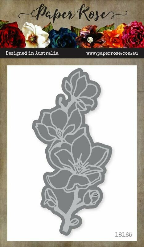 Paper Rose Metal cutting die - Magnolia Bloom