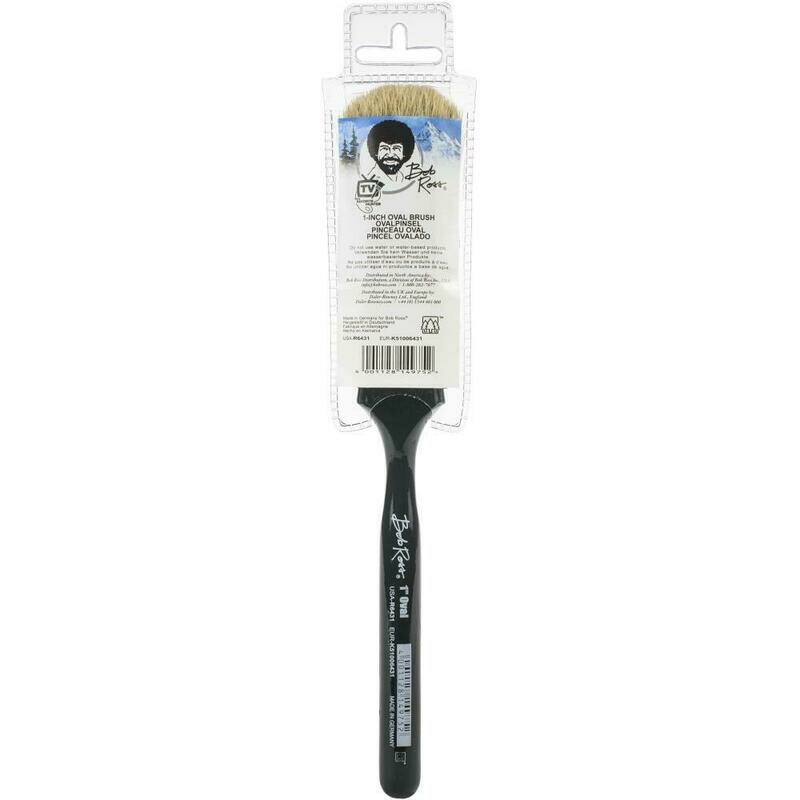 Bob Ross Oval Bristle Brush - 1" Width