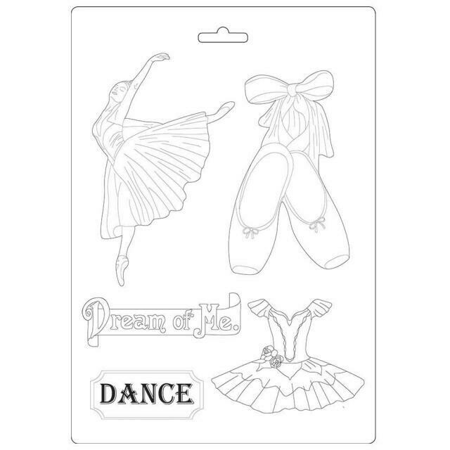 Stamperia - A4 Soft Moulds - Passion Collection - Dancer