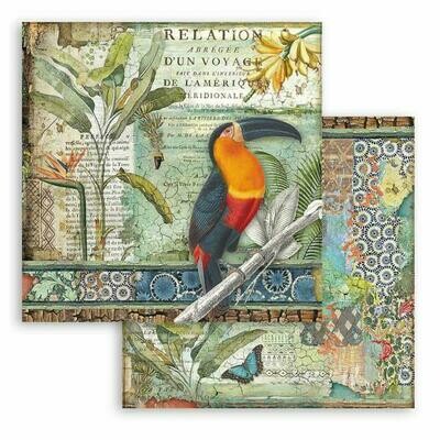 Stamperia - Amazonia - Toucan - Double-sided Cardstock 12"x12"