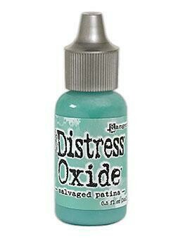 Tim Holtz Distress® Oxide® Ink Pad Re-Inker - Salvaged Patina