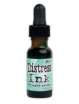 Distress inkpad Re-Inker - Salvaged Patina - Tim Holtz 