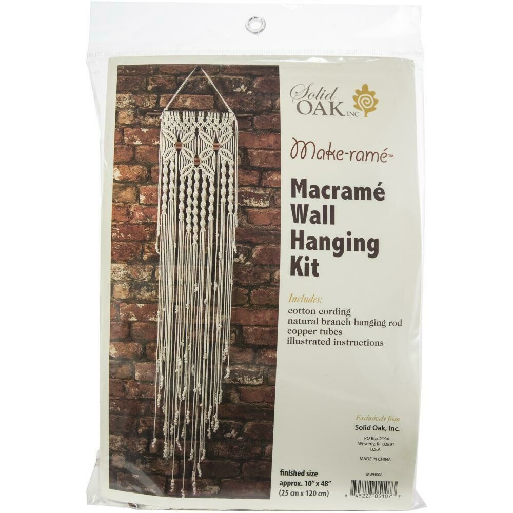 Macrame Wall Hanging Kit - Three Flowers