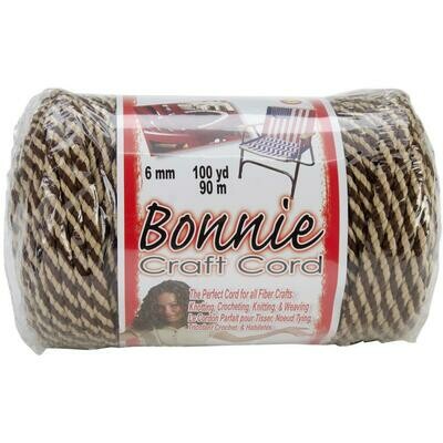 Bonnie Macrame Craft Cord 6mm - Brownie (100yds)