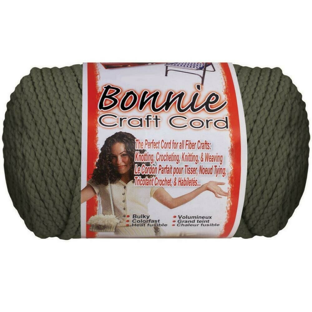 Bonnie Macrame Craft Cord 6mm - Smoke Grey (100yds)