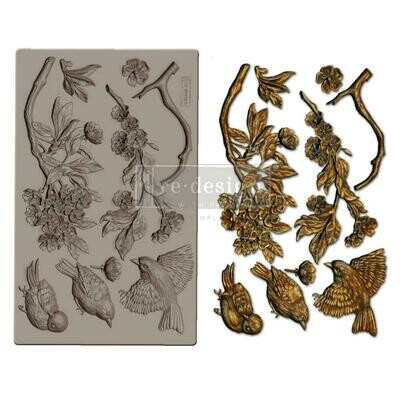 Prima Marketing - Re-Design Decor Mould - 5&quot;x8&quot; - Aviary