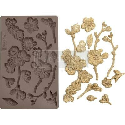 Prima Marketing - Re-design Decor Mould - 5&quot;x8&quot; - Cherry Blossoms