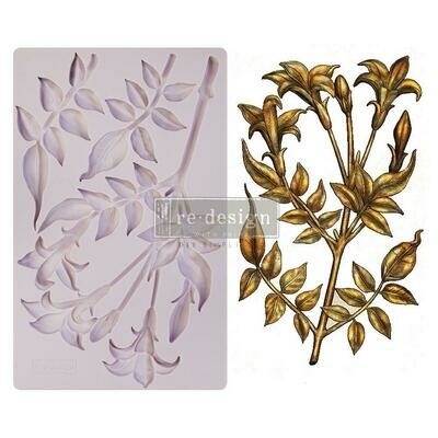 Prima Marketing - Re-design Decor Mould - 5&quot;x8&quot; - Lily Flowers 