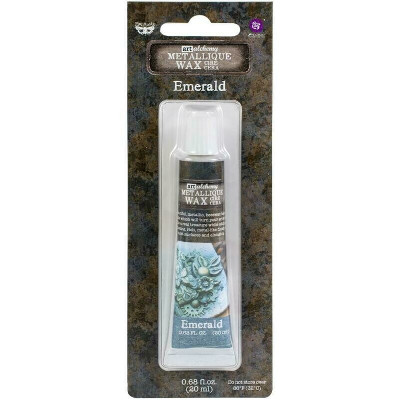 Prima Marketing - Art Alchemy - Emerald - Metallique Wax by Finnabair 