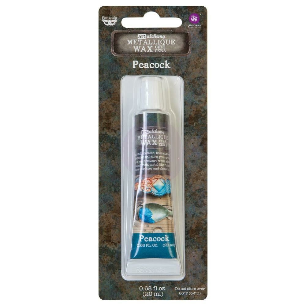 Prima Marketing - Art Alchemy - Peacock - Metallique Wax by Finnabair 