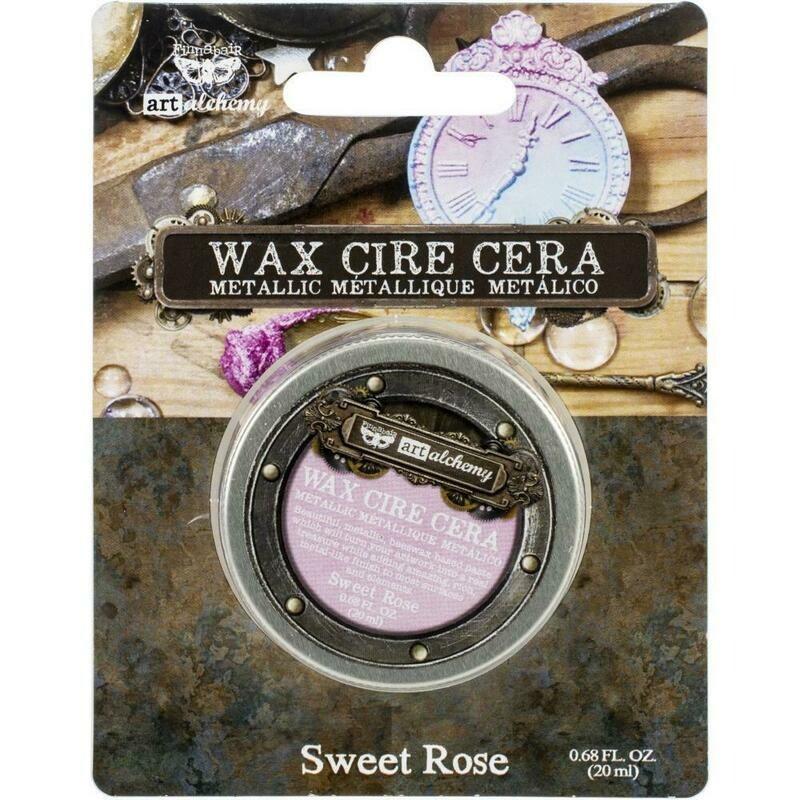 Prima Marketing - Art Alchemy - Sweet Rose - Metallique Wax by Finnabair 