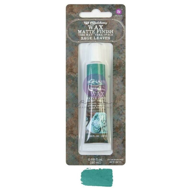 Prima Marketing - Art Alchemy - Sage Leaves - Matte Wax by Finnabair  