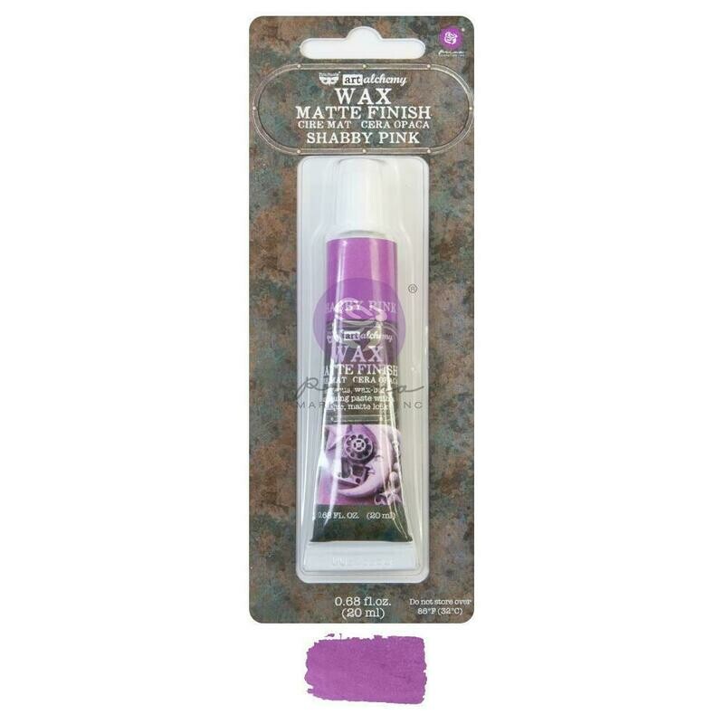 Prima Marketing - Art Alchemy - Shabby Pink - Matte Wax by Finnabair 