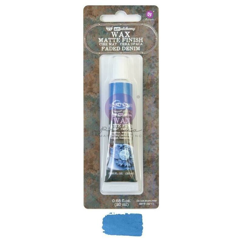 Prima Marketing - Art Alchemy - Faded Denim - Matte Wax by Finnabair 