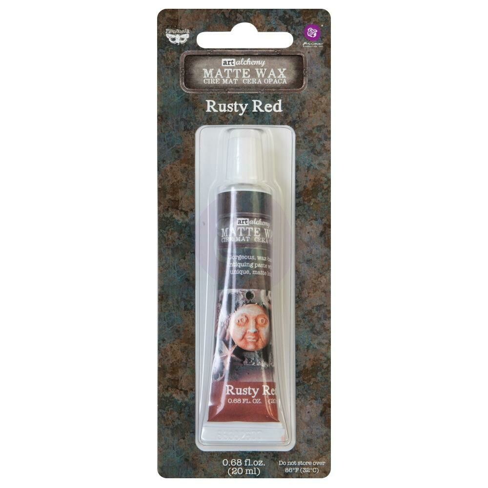 Prima Marketing - Art Alchemy - Rusty Red - Matte Wax by Finnabair 