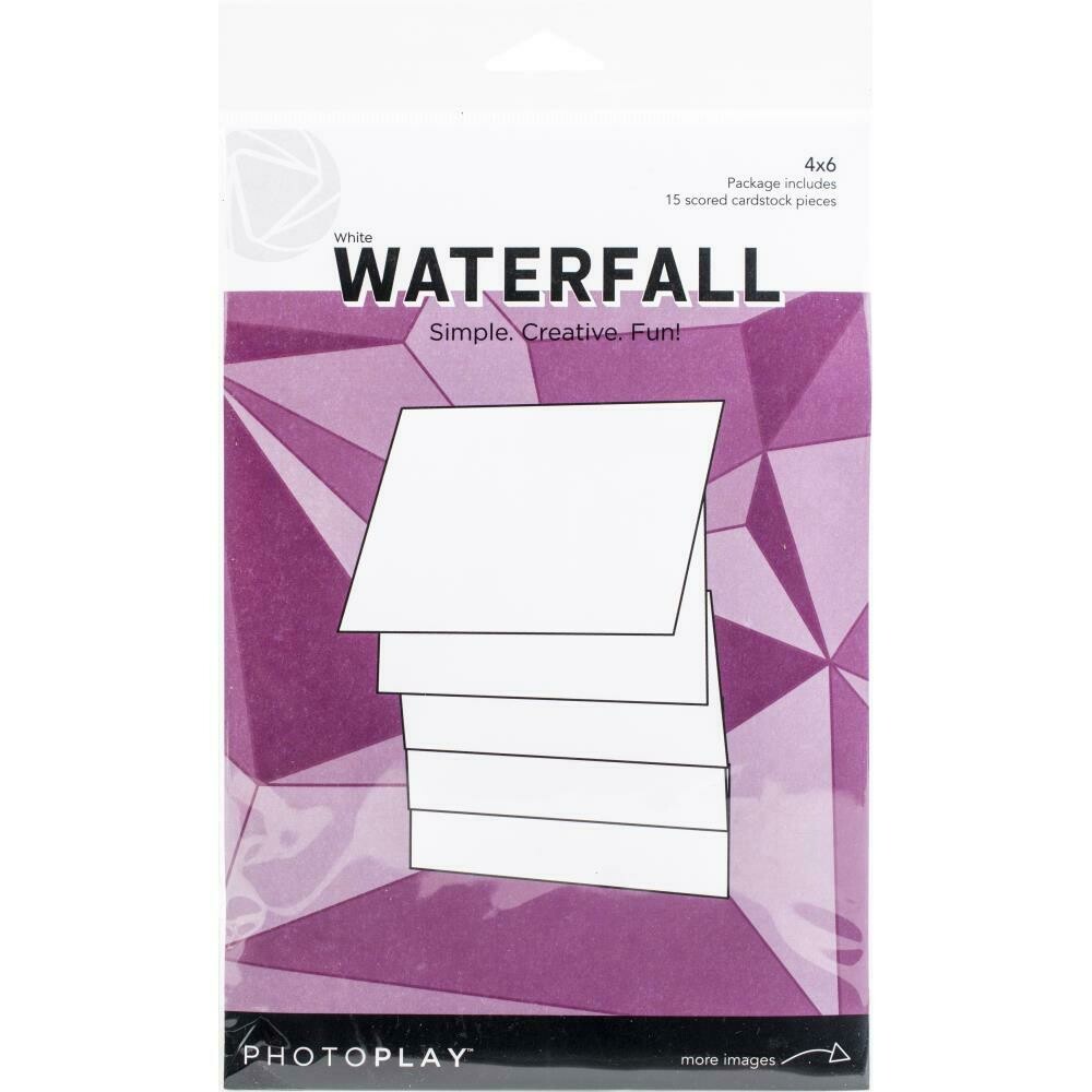 PhotoPlay - Waterfall card - 4" x 6" - Manual - White