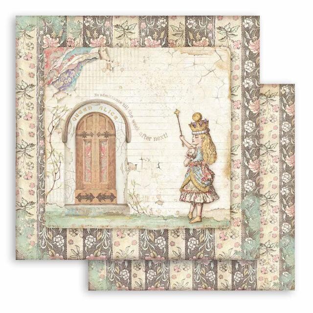Stamperia - Double-sided Cardstock - 12&quot;x12&quot; - Alice - Door