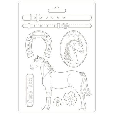 Stamperia - A4 Soft Mould - Horses