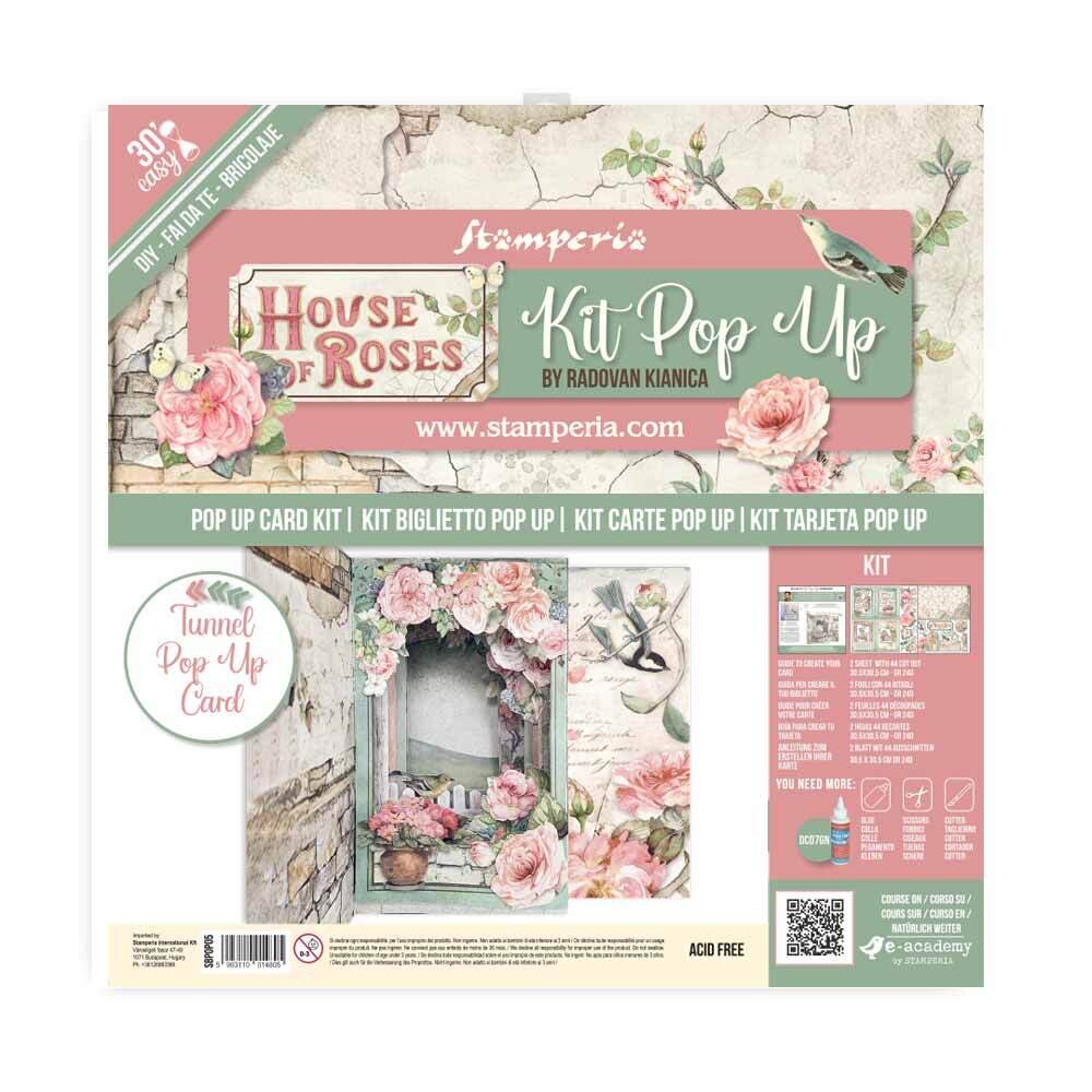 Stamperia - Tunnel Pop up kit - House of Roses