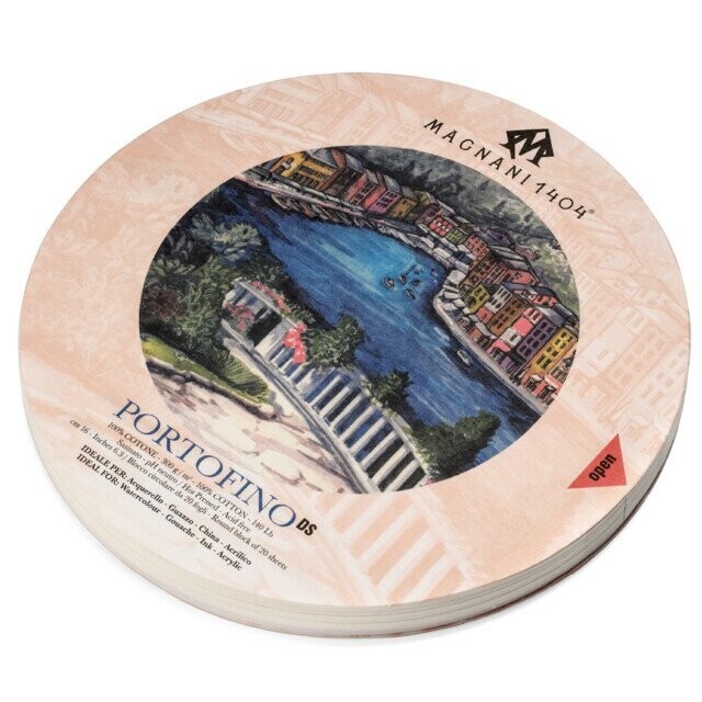 Magnani - Portofino (Hot Press) - 16cm Round Watercolour Block