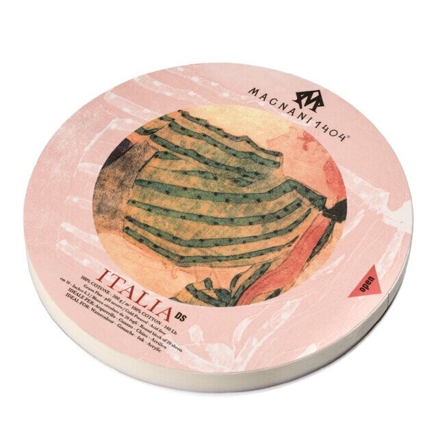 Magnani - Italia (Cold Press) - 16cm Round Watercolour Block