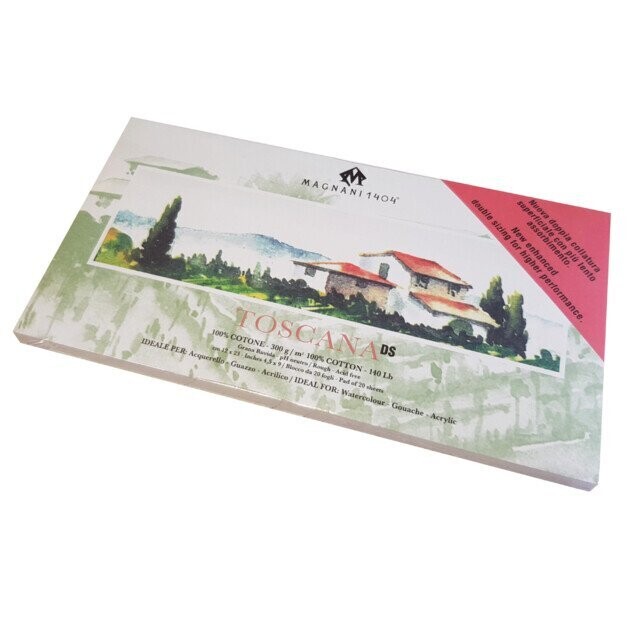 Magnani - Toscana (Rough) - Double sized Pad - 20x50cm - 20 Sheets