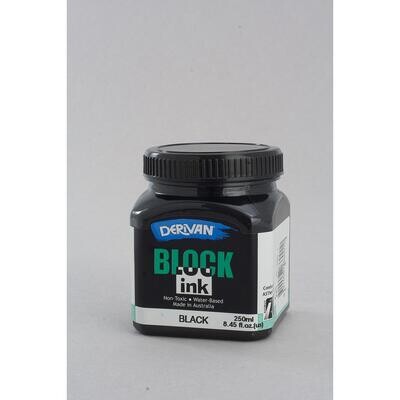 Derivan Block Ink - Black
