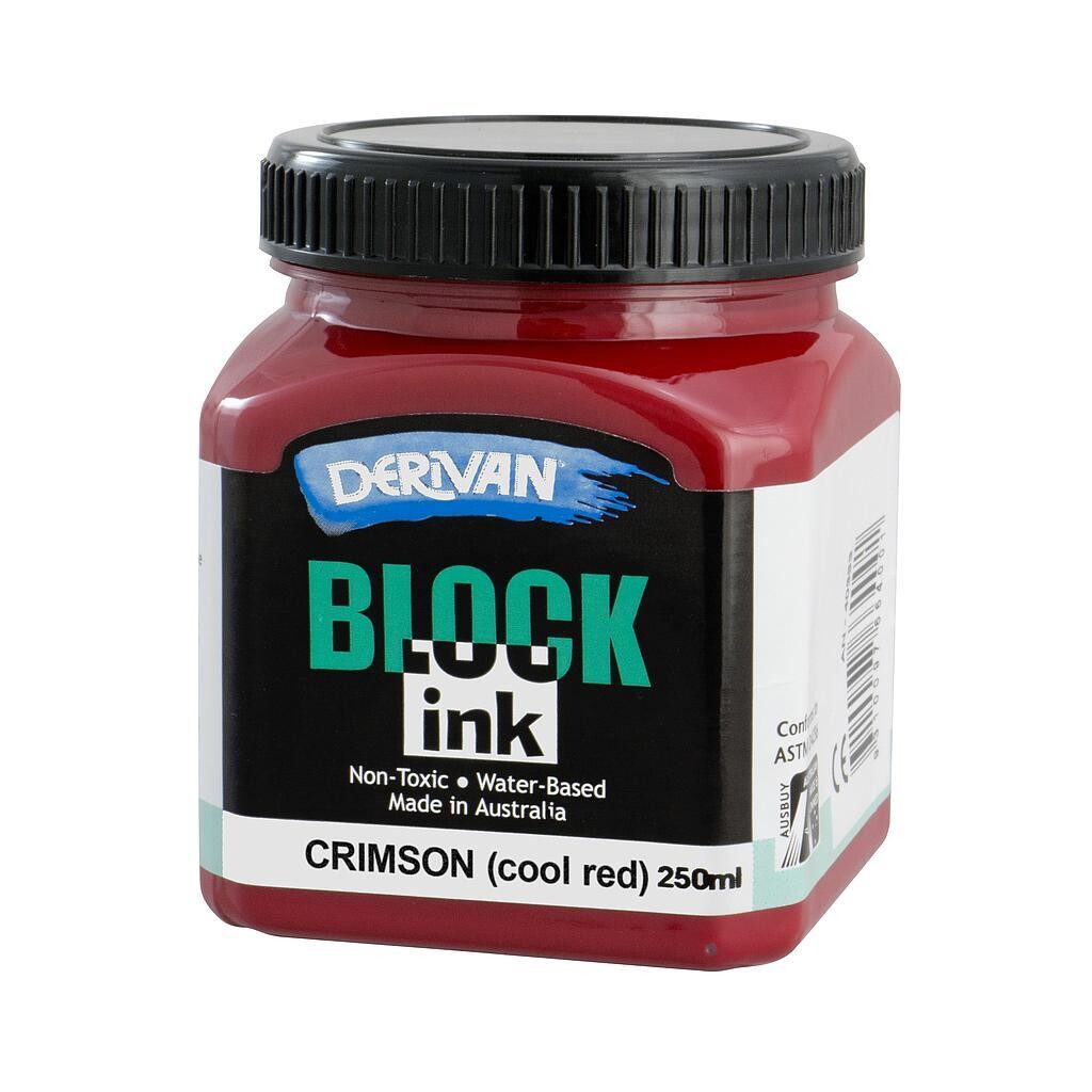 Derivan Block Ink - Crimson