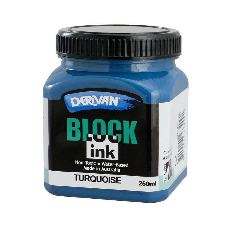 Derivan Block Ink - Turquoise