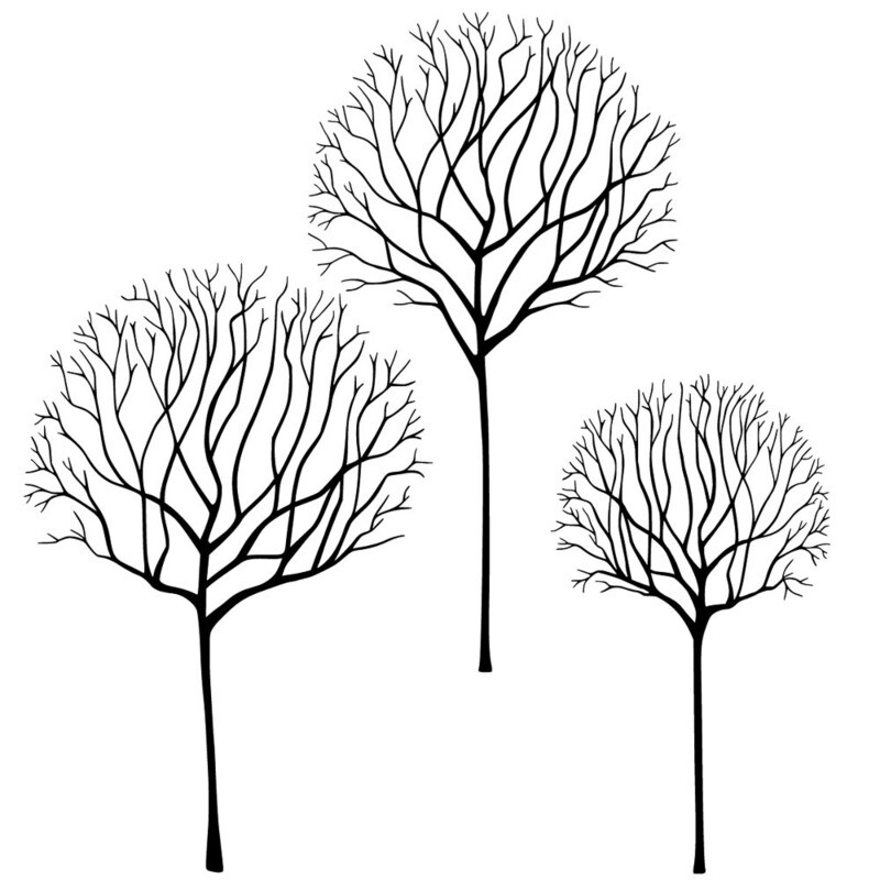 Lavinia Stamps - Skeleton Tree scene