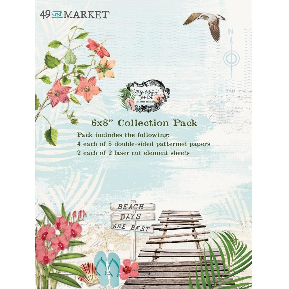 49 and Market - Beached - Collection Pack - 6"X8"