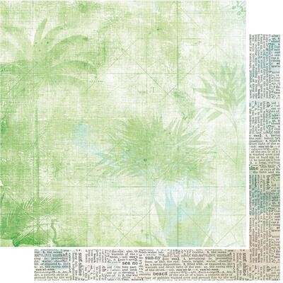 49 and Market - Beached - 12&quot;x12&quot; Double-Sided Single Paper sheet - Balm