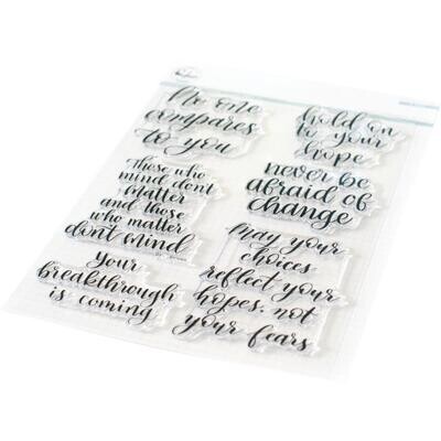 Pinkfresh Studio Clear Stamp Set 6&quot;x8&quot; - No One Compares To You