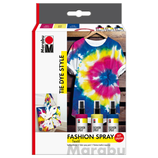 Marabu - Fashion Spray Kit - Tie Dye