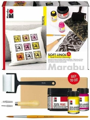 Marabu - Soft Linol Textile Printing and Colouring