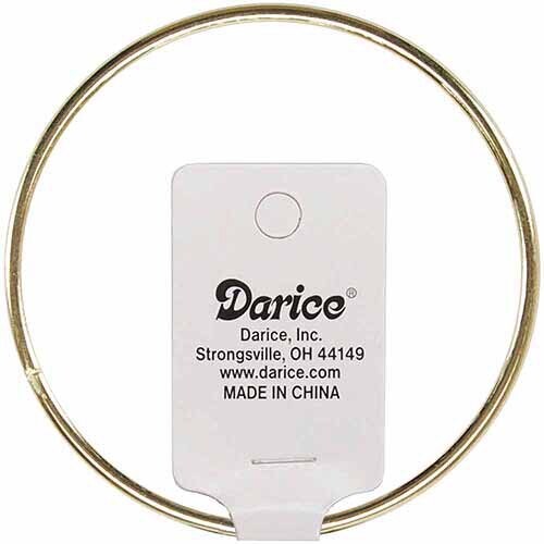 Darice - Gold Metal Macrame Ring 4&quot; 