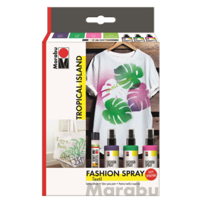 Marabu - Fashion Spray Kit - Tropical Island