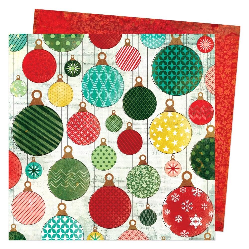 Vicki Boutin - Warm Wishes - Deck the Halls - Double-sided single sheet - 12"x12"
