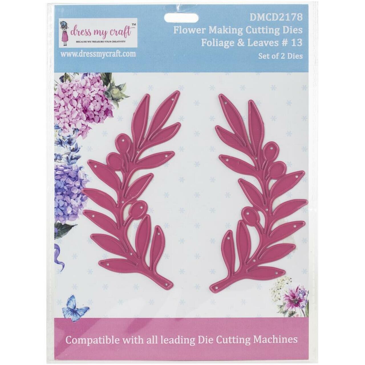 Dress My Craft Dies - Flower Making - Foliage &amp; Leaves #13