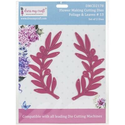 Dress My Craft Dies - Flower Making - Foliage &amp; Leaves #13