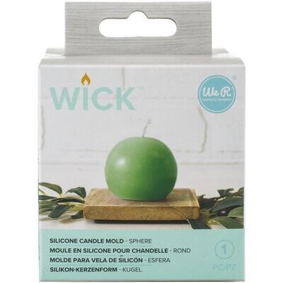 Wick - Silicone Candle Mould - Sphere