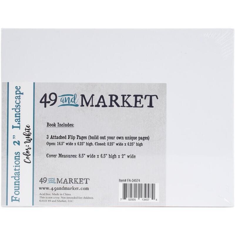 49 and Market - Foundations 2&quot; Landscape Album - 6.5&quot;x8.5&quot;
