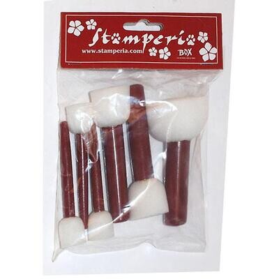 Stamperia - Sponge Brush - Set of 6 - Mixed Sizes