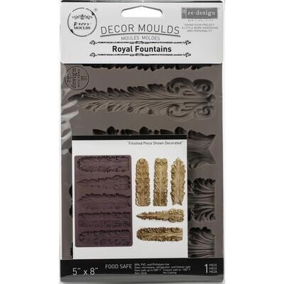 Prima Marketing - Re-Design Decor Mould - 5&quot;x8&quot; - Royal Fountains