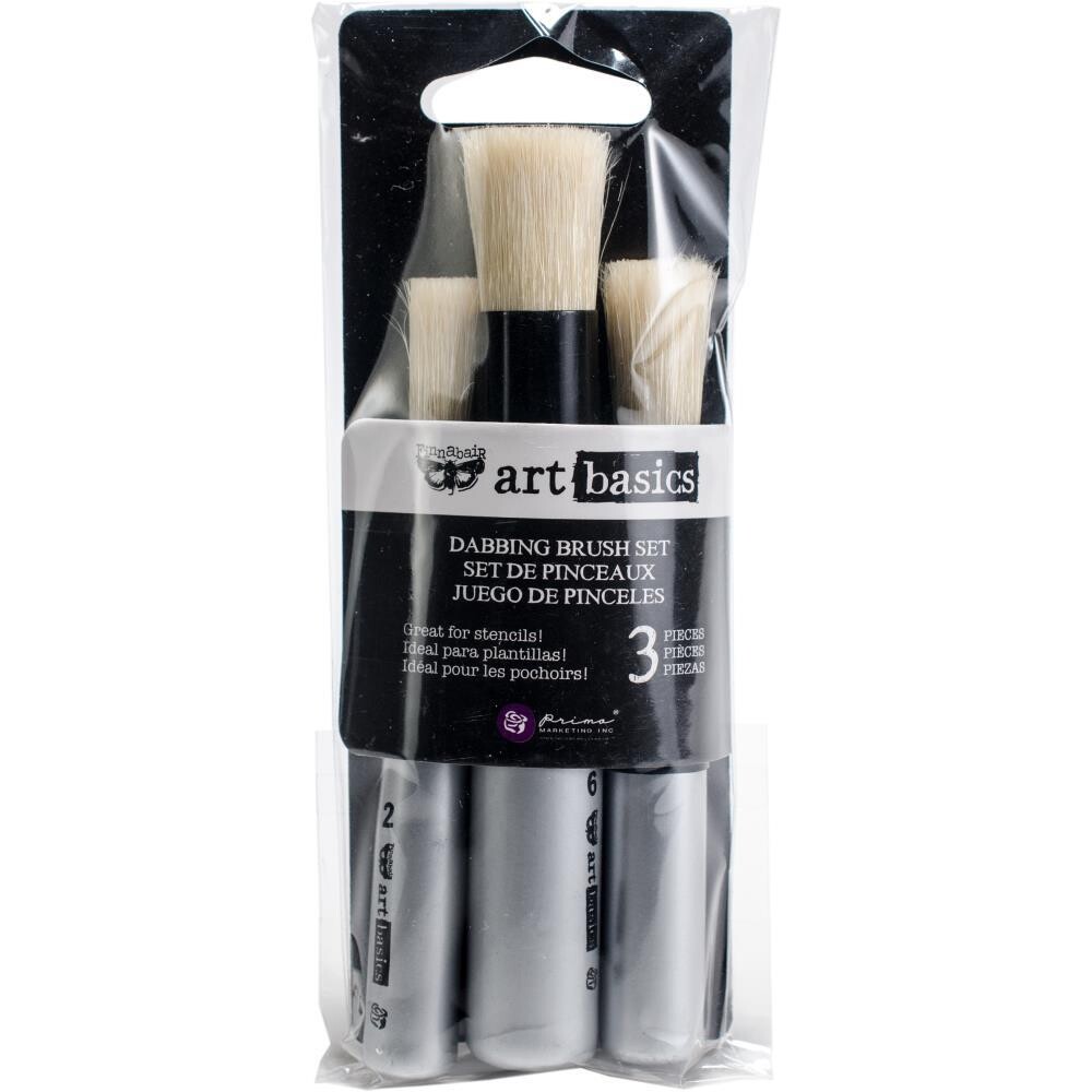 Finnabair Art Basics Dabbing Brushes - 3 pce
