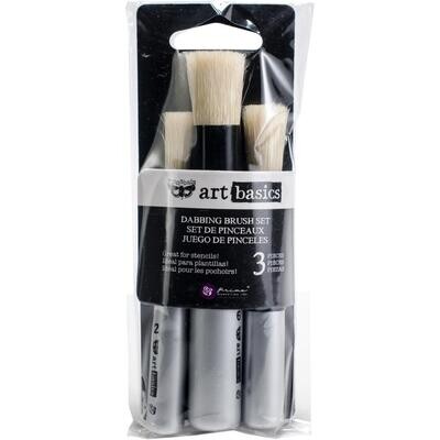 Finnabair Art Basics Dabbing Brushes - 3 pce