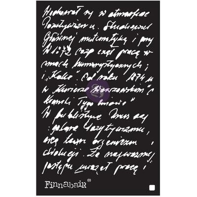 Prima Marketing - Finnabair Stencil - 6&quot; x 9&quot; - Ghostwriter
