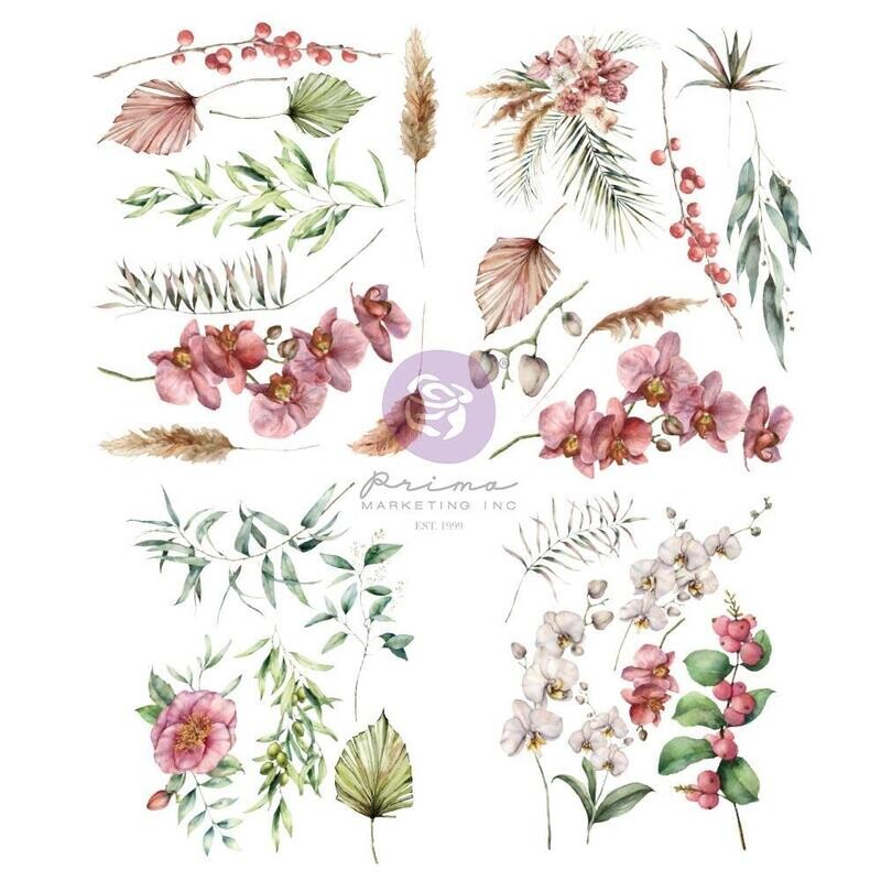 Prima Marketing - Decor - Sharon Viv - Rub-On Transfers - Orchidea
