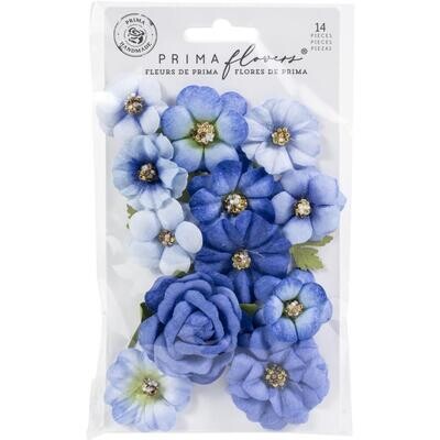 Prima Marketing - Mulberry Paper Flowers - Blue River - Nature Lover
